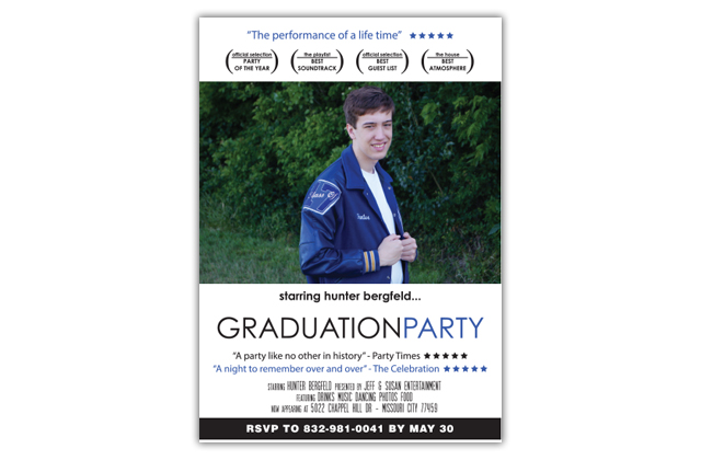 graduation party invitation design