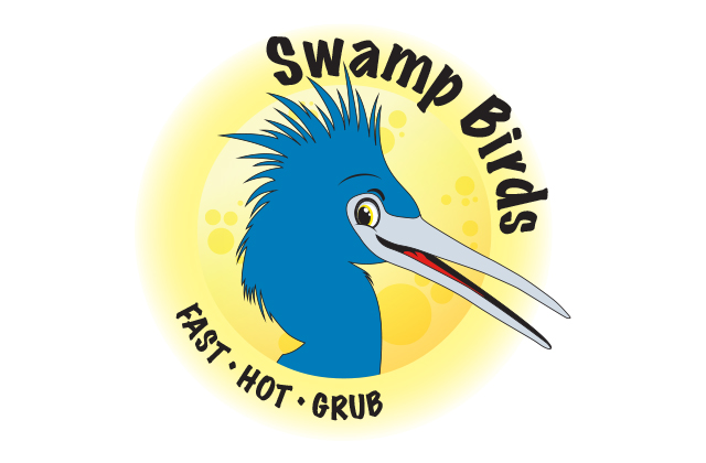swamp birds logo design